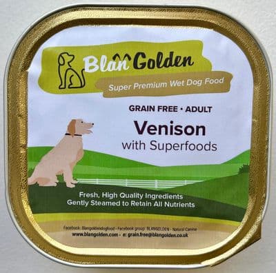 Venison Premium with Superfoods Wet Tray