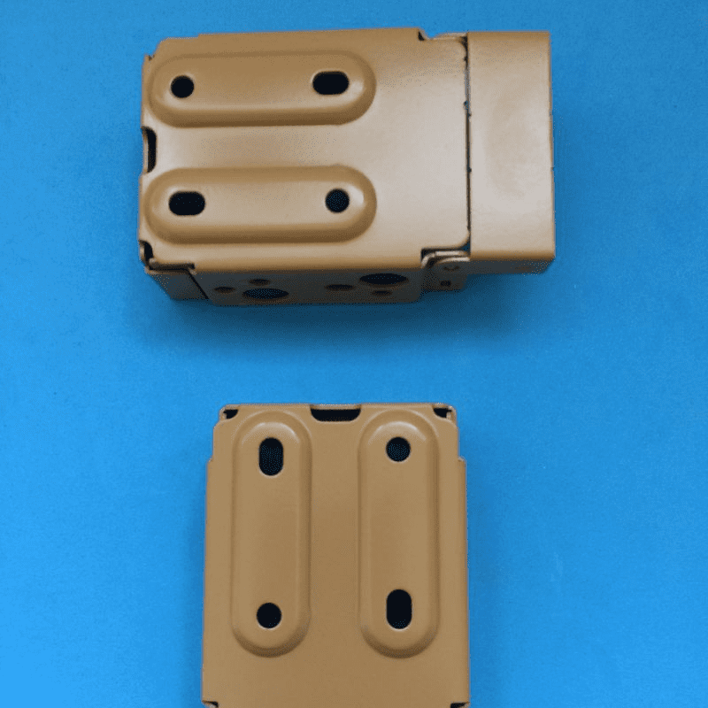 1 PAIR BOX BRACKETS FOR 60MM X 43MM TOP BOX DARK PINE