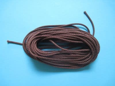 2.8MM QUALITY VENETIAN BLIND CORD DARK BROWN