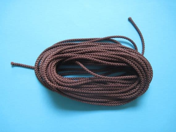 2.8MM QUALITY VENETIAN BLIND CORD DARK BROWN