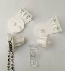 Roller Blind Fitting Repair Kit – Complete Set For 28mm & 32mm Tubes, Chain, Brackets & Safety Kit Included (White)
