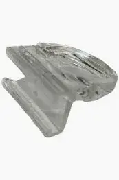 CLEAR PLEATED BLIND FINGER TAB HANDLES 1 X PAIR
