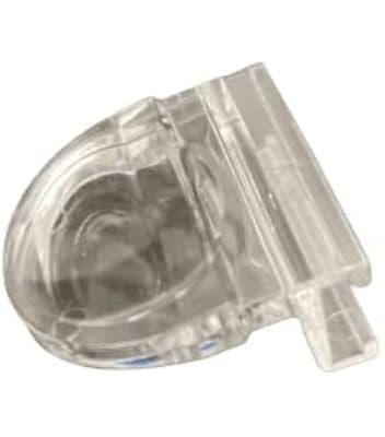 CLEAR PLEATED BLIND FINGER TAB HANDLES 1 X PAIR