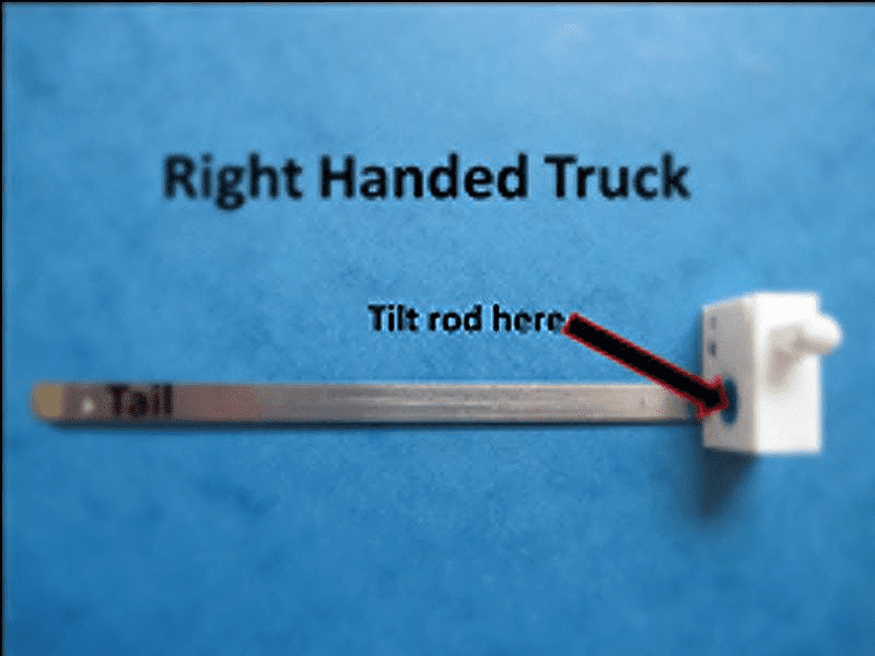 HILLARYS SLIMLINE VERTICAL BLIND TRACK REPLACEMENT TRUCK/CARRIERS