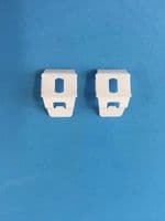 PAIR OF 20mm PLEATED BLIND TOP FIX BRACKETS