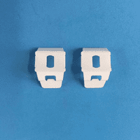 PAIR OF 27mm PLEATED BLIND TOP FIX BRACKETS