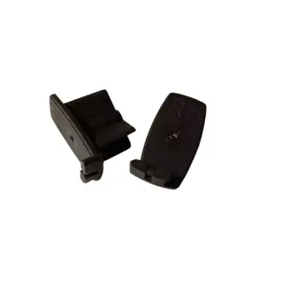 PAIR OF PERFECT FIT ROLLER BLIND END CAPS BROWN