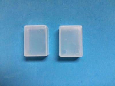 PAIR OF  SQUARE END CAPS FOR 25MM VENETIAN BLIND