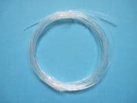 PLEATED ROOF CONSERVATORY BLIND SUPPORT PLASTIC NYLON CLEAR CABLE 10M