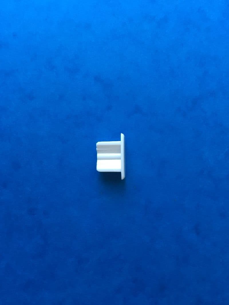 ROLLER BLIND BOTTOM BAR END CAPS 1 PAIR