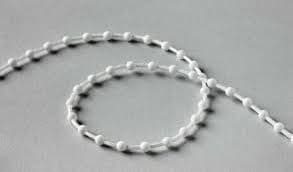 ROLLER BLIND SIDE CONTROL PULL CHAIN  WHITE