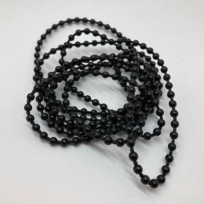VERTICAL BLIND CONTROL PLASTIC TILT CHAIN FOR NARROW SYSTEM BLACK