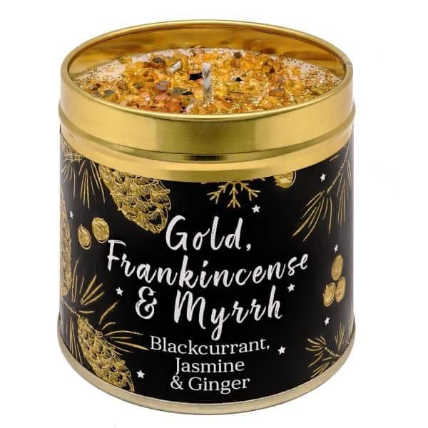 Gold Frankincense and Myrrh Candle