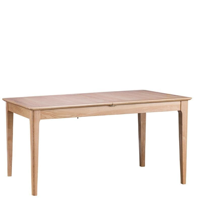 Newhaven Oak 1.6m Butterfly Extending Table Blueberry Square