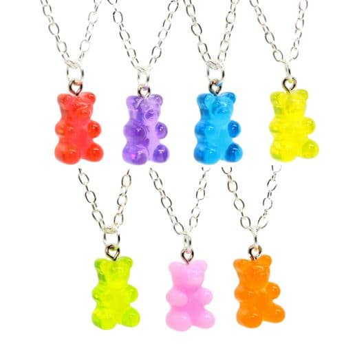 Bluebubble MY SWEET SHOP Gummy Bear Necklace on Gift Card