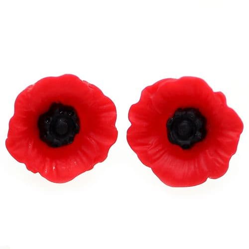 Bluebubble POPPY DAYS Poppy Earrings on Gift Card