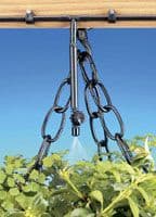 Adjustable misters and 4'' barbed risers