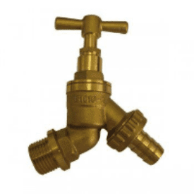 Brass garden tap