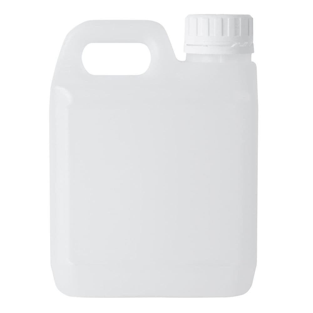 1 Litre Natural Plastic Jerry Can With Tamper Evident Cap