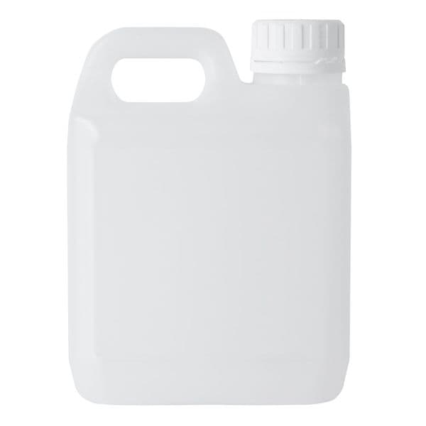 1 Litre Natural Plastic Jerry Can With Tamper Evident Cap