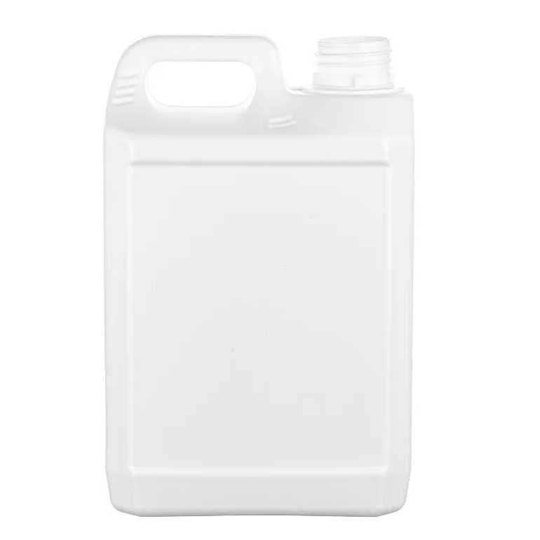 2.5 Litre White Plastic Jerry Can With Tamper Evident Cap
