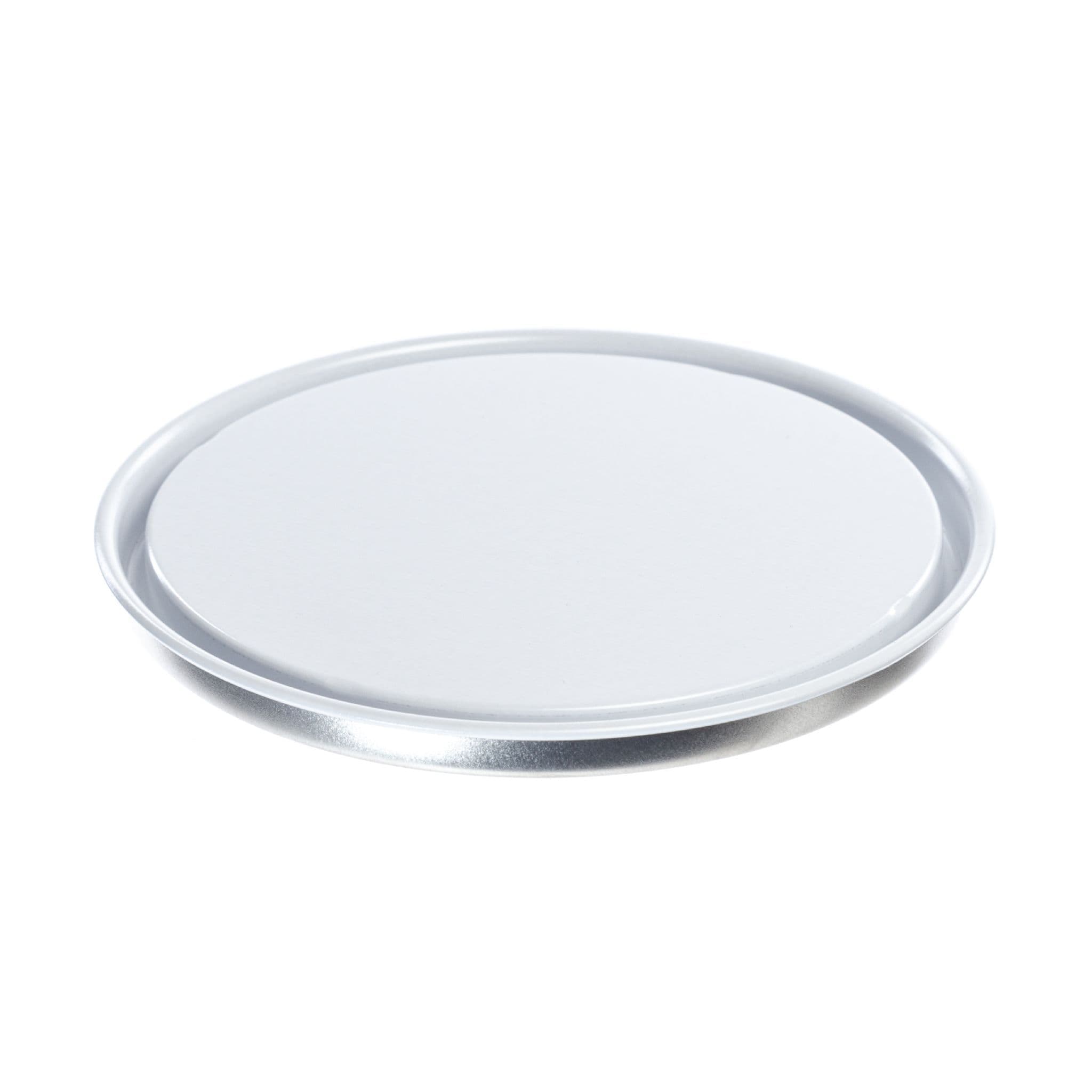 250ml White Lever Lid Tin Container