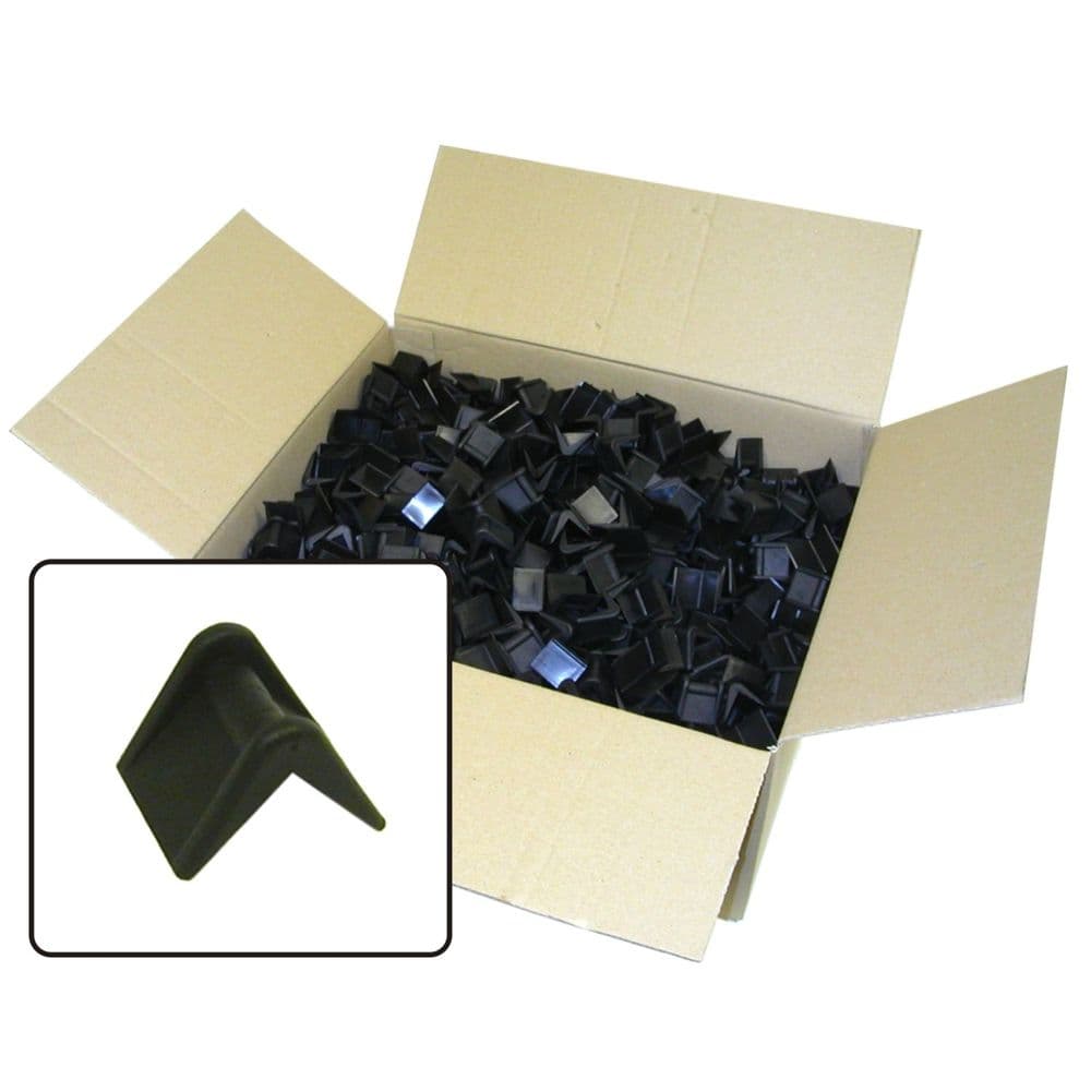 25mm Plastic Edge Protectors - Box of 2000