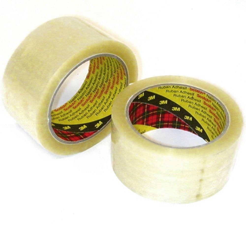 3M Scotch Clear Packing Tape 48mm x 66m - Pack of 6