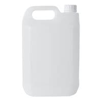5 Litre Natural Plastic Jerry Can With Tamper Evident Cap