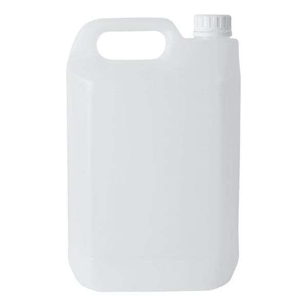 5 Litre Natural Plastic Jerry Can With Tamper Evident Cap