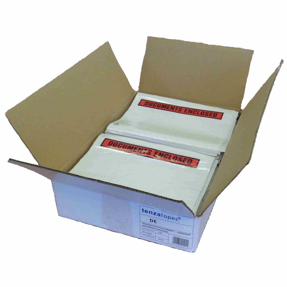 A6 Tenzalopes Branded Printed Document Enclosed Wallets - Box of 1000