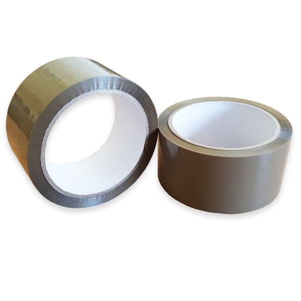 Brown Polypropylene Hotmelt Packing Tape Extra Wide 75mm x 66m