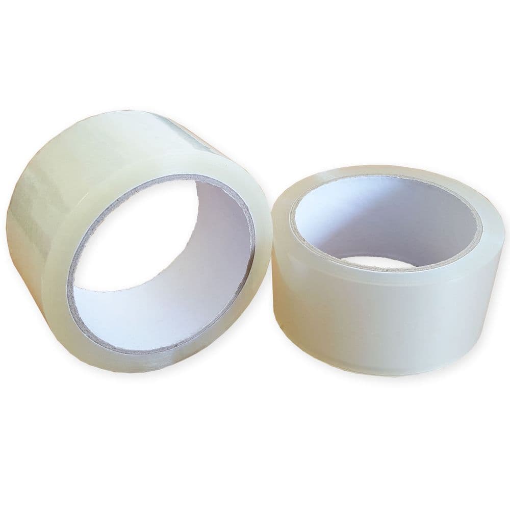 Clear Polypropylene Hotmelt Packing Tape Extra Wide 75mm x 66m