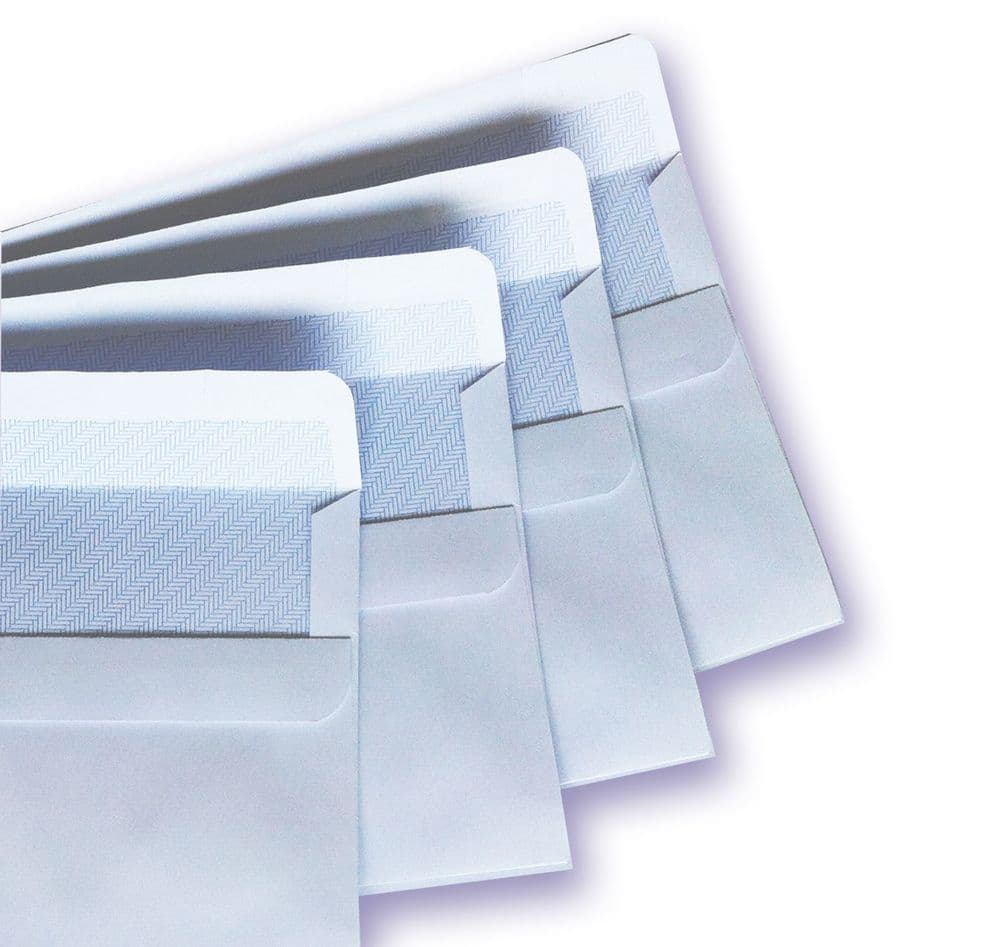 DL Windowed White Envelopes 90gsm 110 x 220mm Self Seal - - Box of 1000