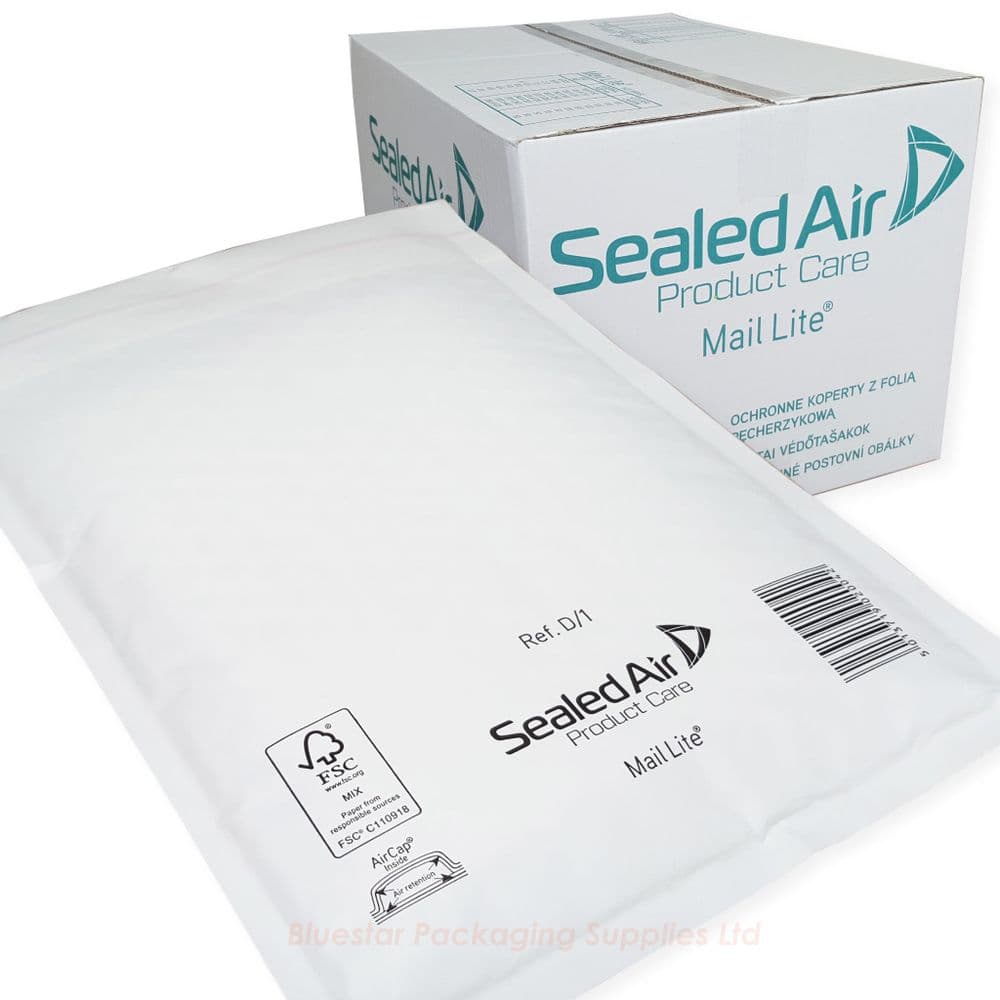 F/3 Mail Lite White Padded Envelopes - Box of 100