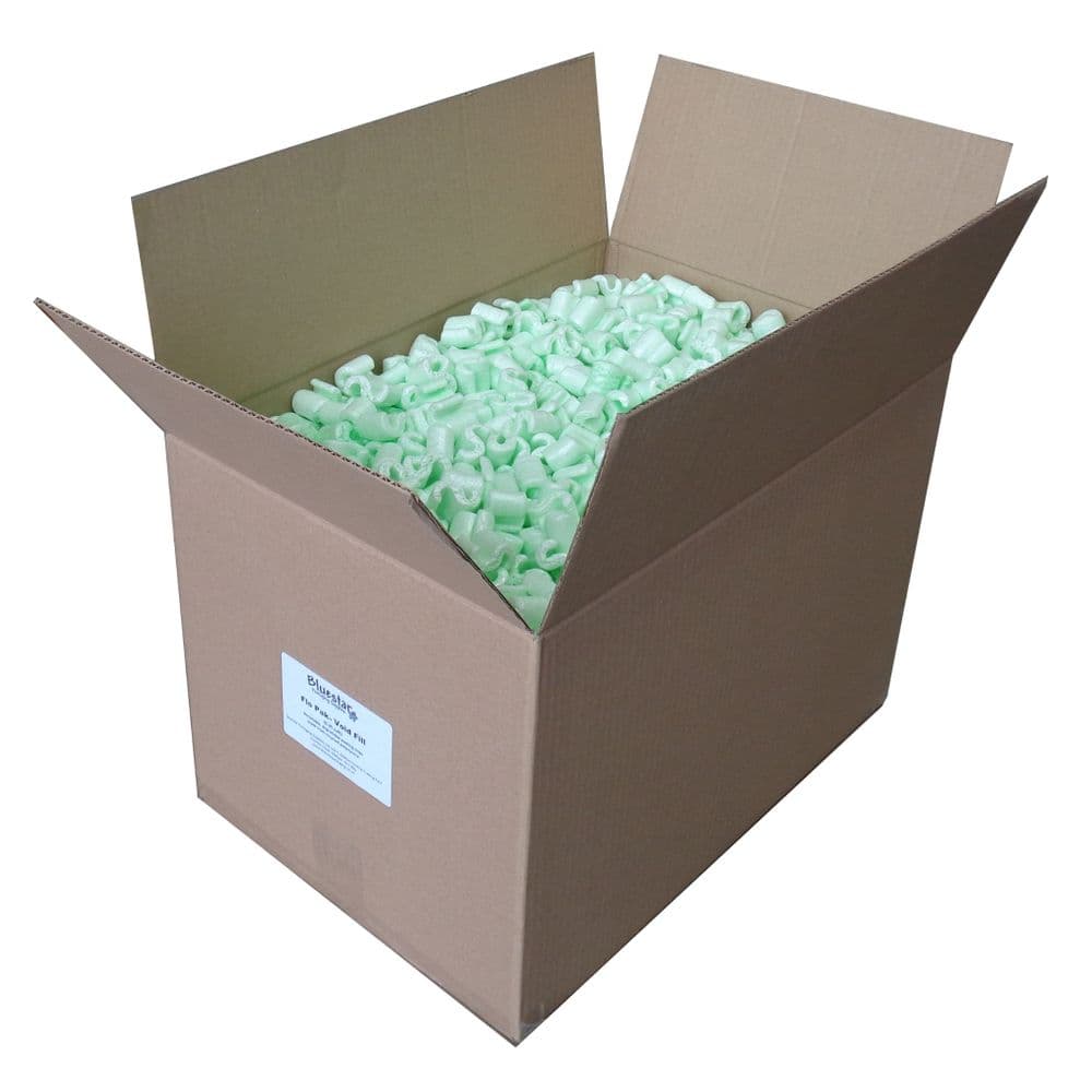 Flo Pak Green Polystyrene Void Fill - Box of 1.5cu.ft