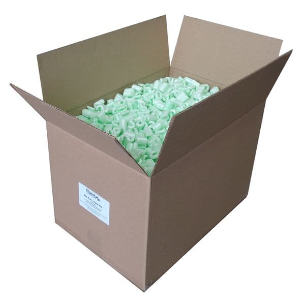 Flo Pak Green Polystyrene Void Fill - Box of 1.5cu.ft