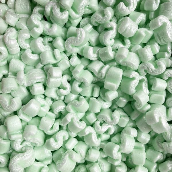 Flo Pak Green Polystyrene Void Fill Bulk - Box of 15cu.ft