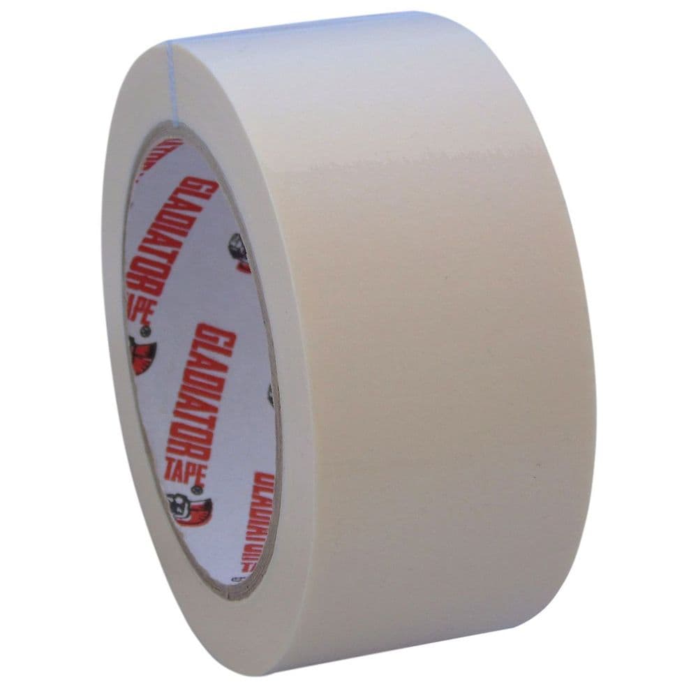 Gladiator General Purpose White Masking Tape - 50mm x 50m