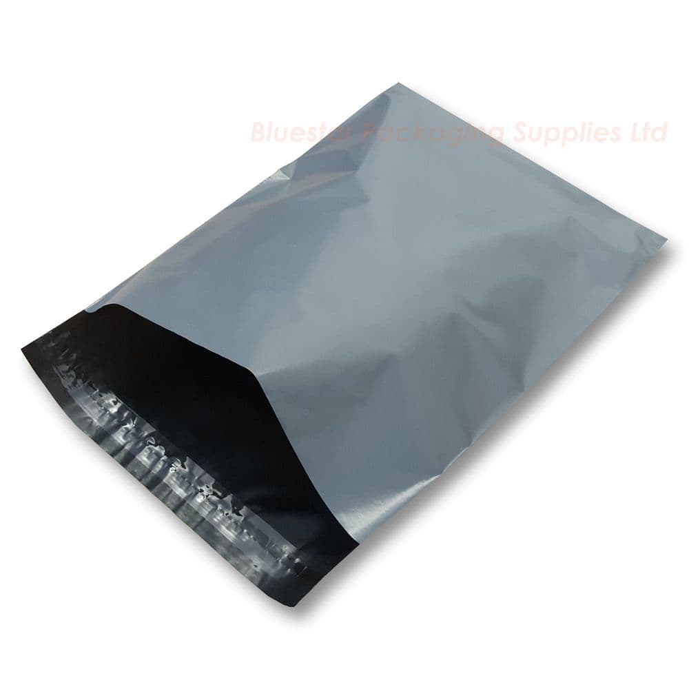 Grey Mailing Bags 4.5" x 6.5" (120mm x 170mm) - Pack of 100