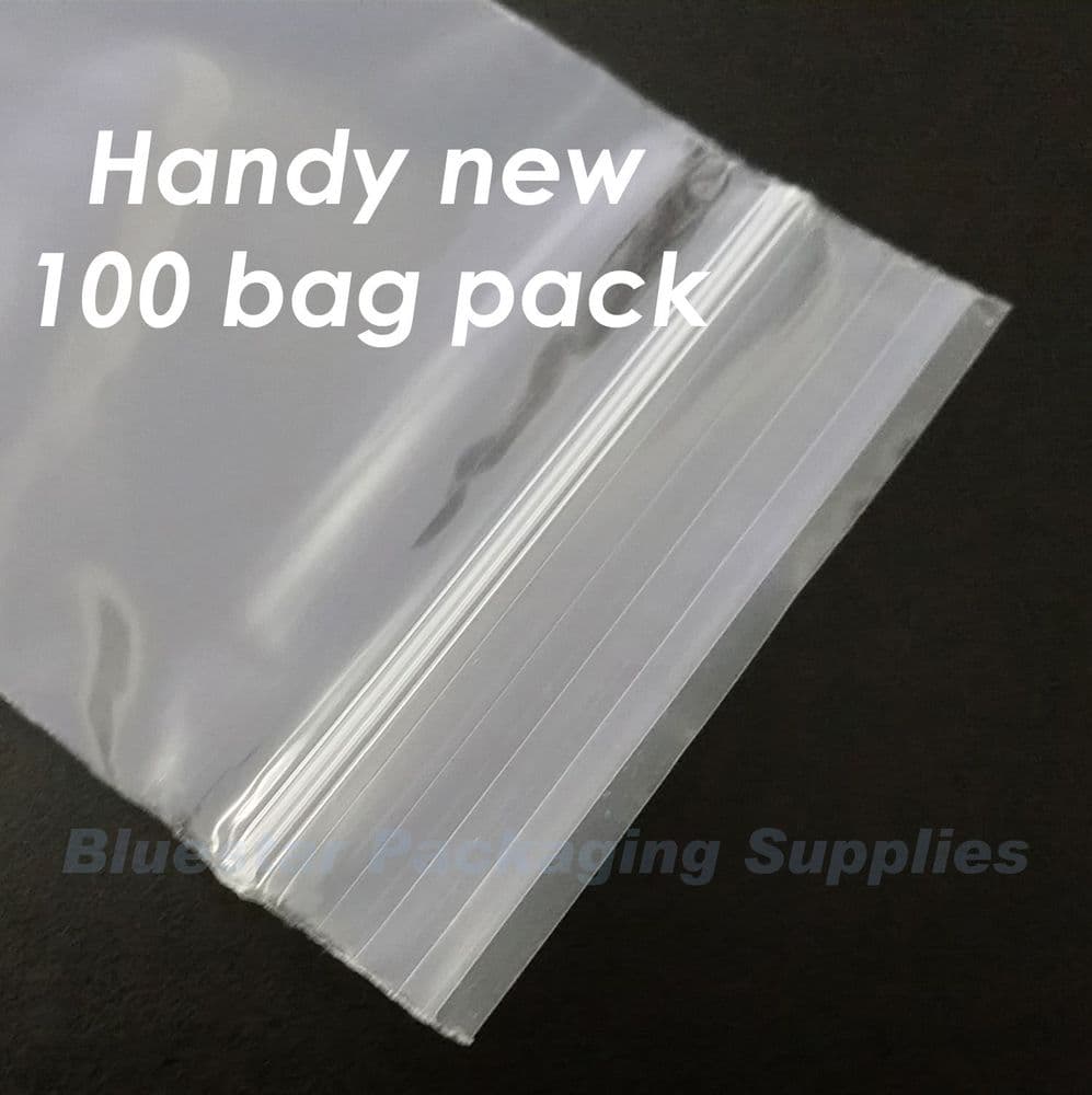 Gripwell Grip Seal Bags - GL11 Clear 6" x 9" (Pack of 100)