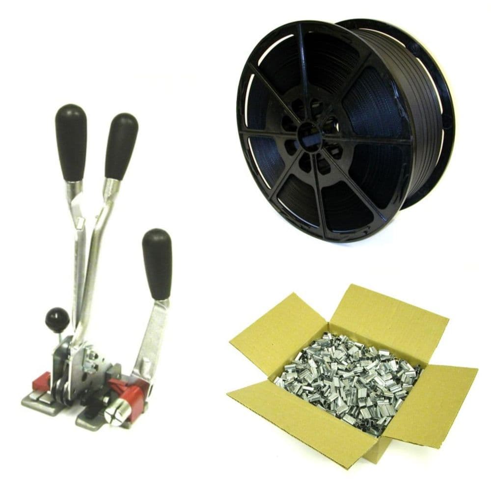 Hand Strapping Kit with Combi Tool, Strapping & Seals (Kit A2)