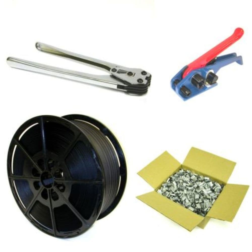 Hand Strapping Kit with Tools, Strapping & Seals (Kit A1)