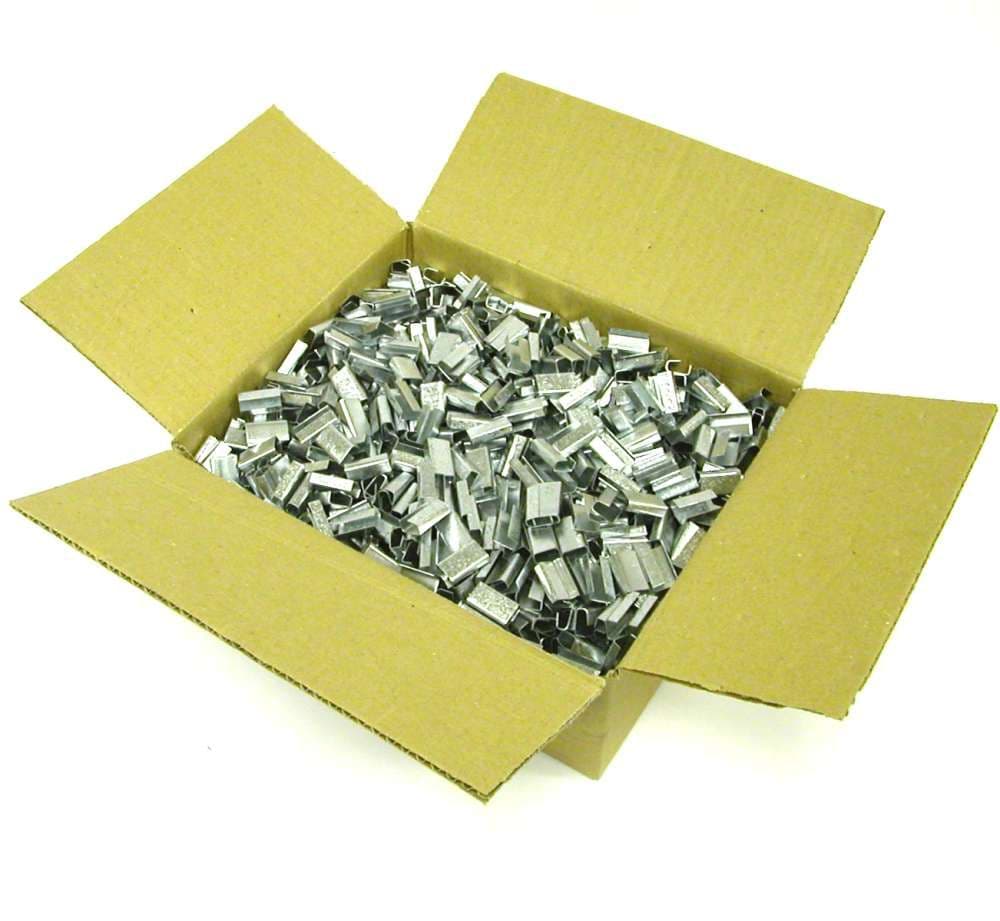 Semi Open Seals for 12mm Polyproylene Hand Strapping - Box of 2000