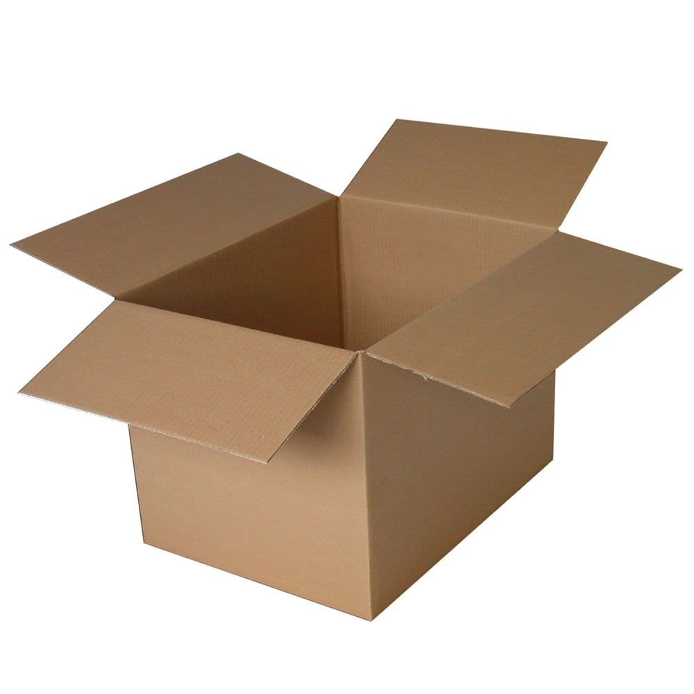Single Walled Cardboard Box 15" x 13" x 6" - Pack of 25