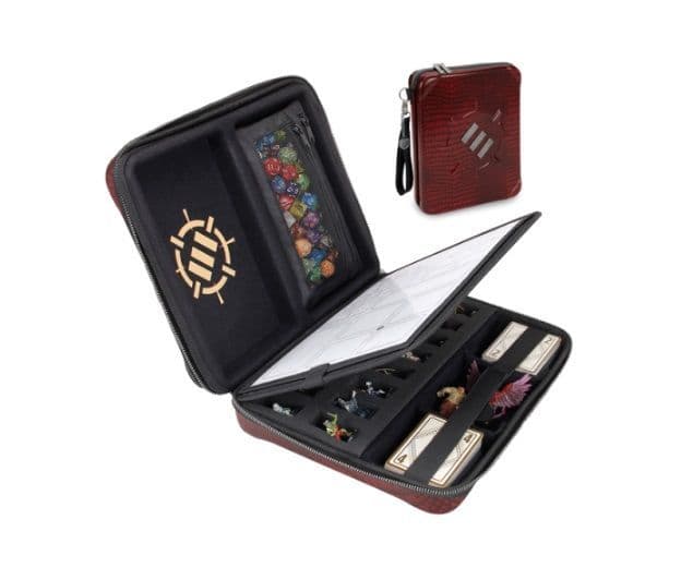 ENHANCE Tabletop RPG Organizer Case Collectors Edition Red