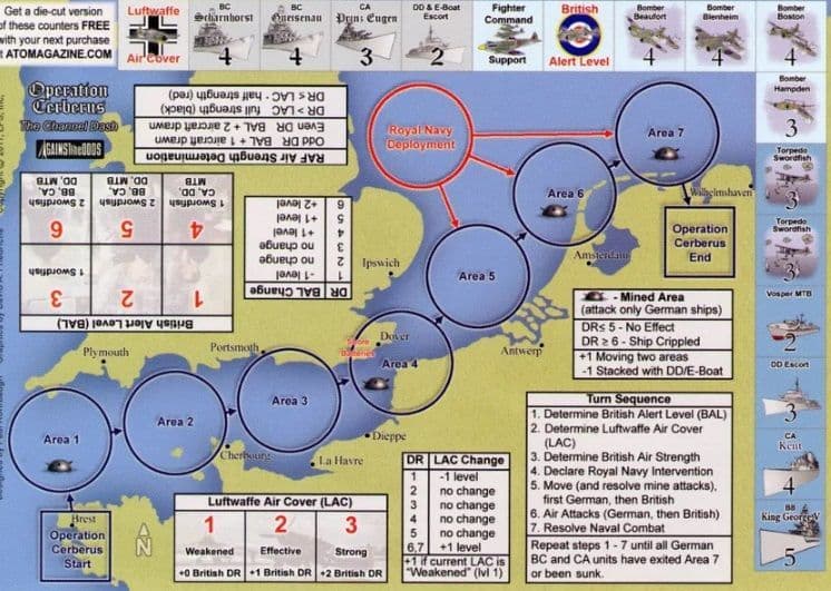 Pocket Battle Game 12 Operation Cerberus The Channel Dash