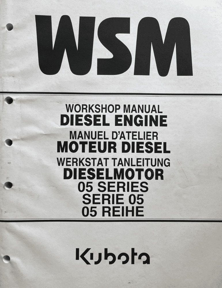 Kubota WSM ワークショップマニュアル 70 本・雑誌・漫画 Kubota WSM ワークショップマニュアル
