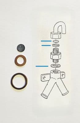 Gasket set 3818424, 875738  for Vacuum Valve