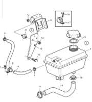 Header tank / Expansion Tank with Cap 3840810